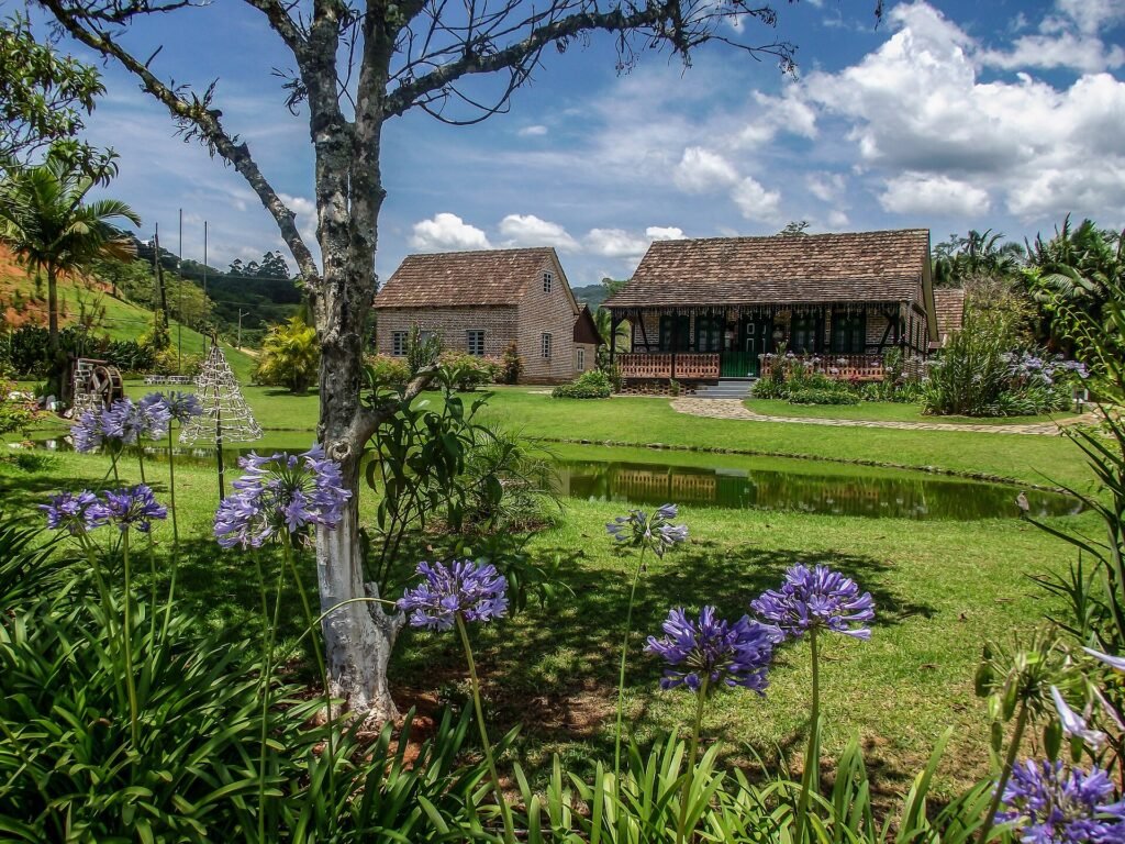 Arquitetura germânica na Rota do Enxaimel, Pomerode (SC)