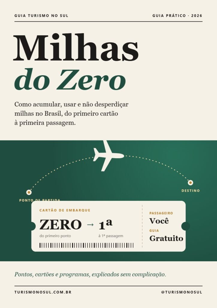 Capa do Guia Milhas do Zero