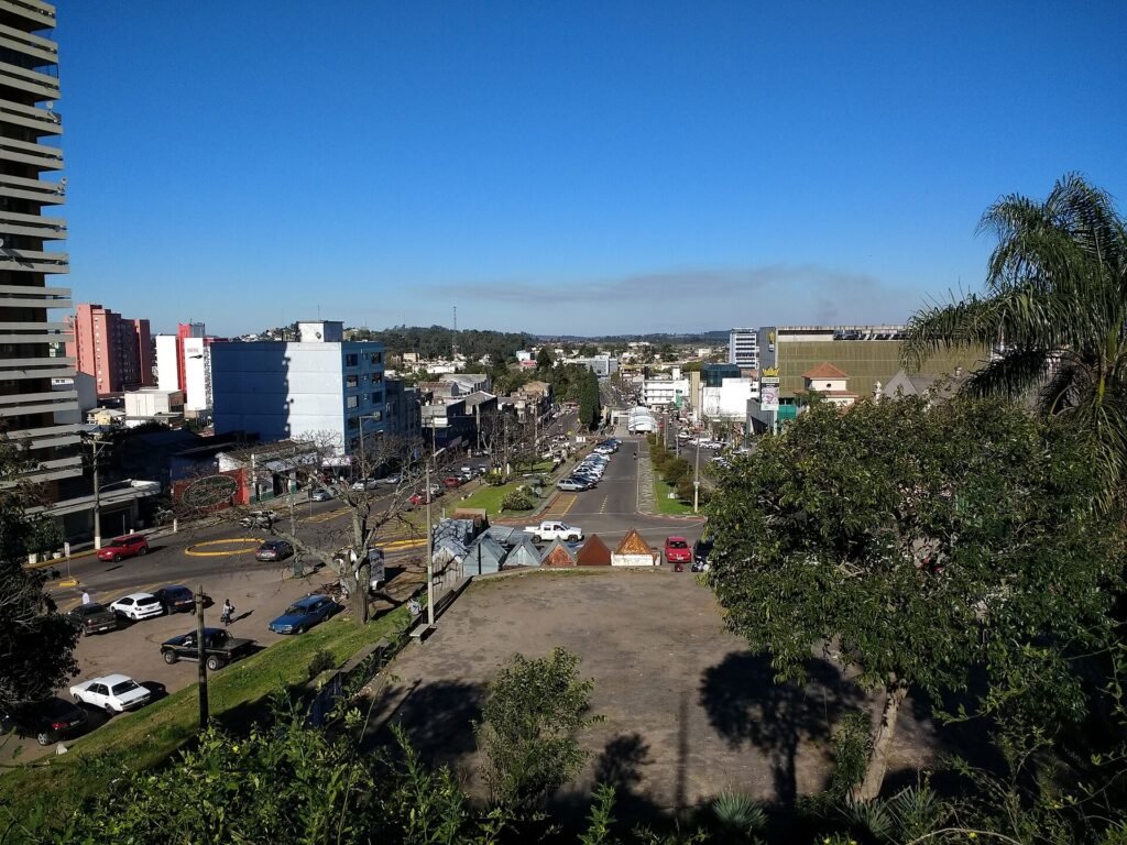 A fronteira seca entre Santana do Livramento (RS) e Rivera, no Uruguai