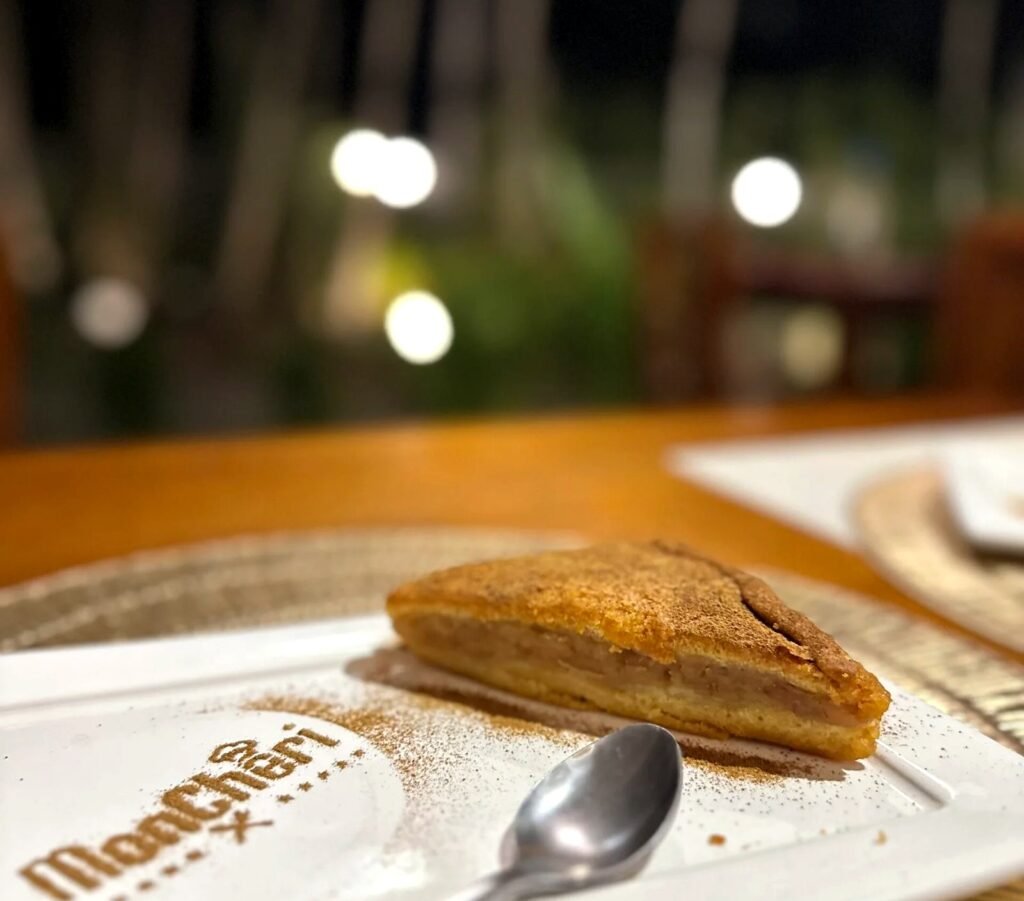 Doce alemão servido em cafeteria de Pomerode (SC)