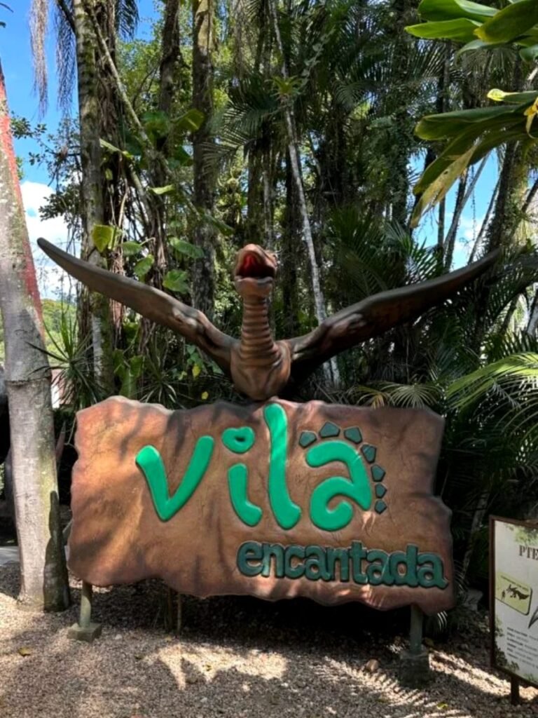 Portal de entrada da Vila Encantada, em Pomerode (SC)